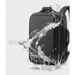 ბიზნეს ლეპტოპის ზურგჩანთა USB დამტენით