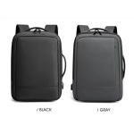ბიზნეს ლეპტოპის ზურგჩანთა USB დამტენით