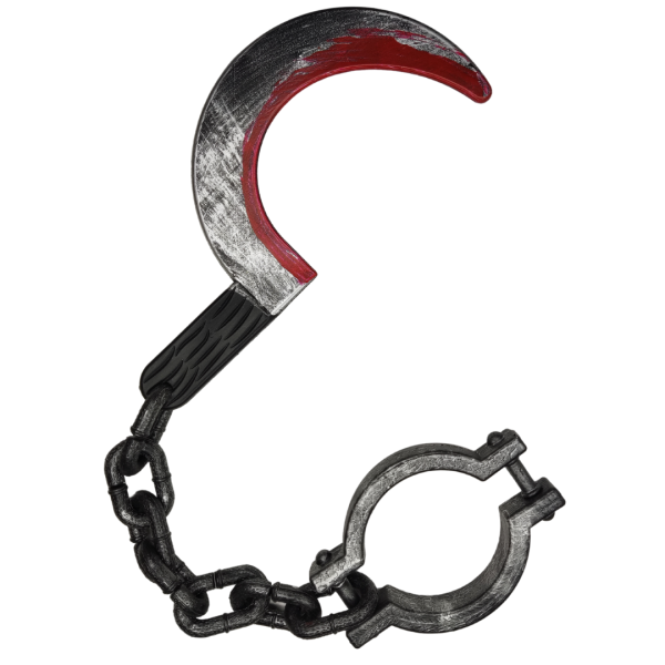 პლასტმასის ცელი ჯაჭვით და ბორკილით