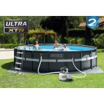 549X132 სმ კარკასული აუზი ქვიშის ფილტრით, ტენტით, კიბითა და დასაფენით INTEX - Image 3