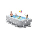 400X200X100 სმ კარკასული აუზი კატრიჯით, ფილტრითა და კიბით INTEX - Image 2