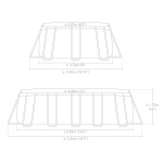 503X274X122 სმ კარკასული აუზი კატრიჯით, ფილტრით, ტენტით, კიბითა და დასაფენით INTEX - Image 9